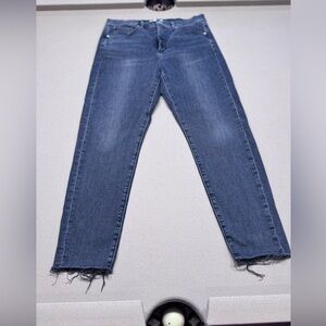 LOFT Indigo Straight Leg Jeans